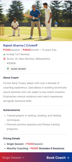 PSZ coach booking app